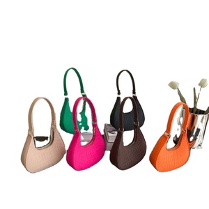 Stylish Custom <b>Small</b> Crescent Shoulder Bag Fashionable Underarm <b>Purse</b> with Zipper Closure for Everyday Use - Product Image 4