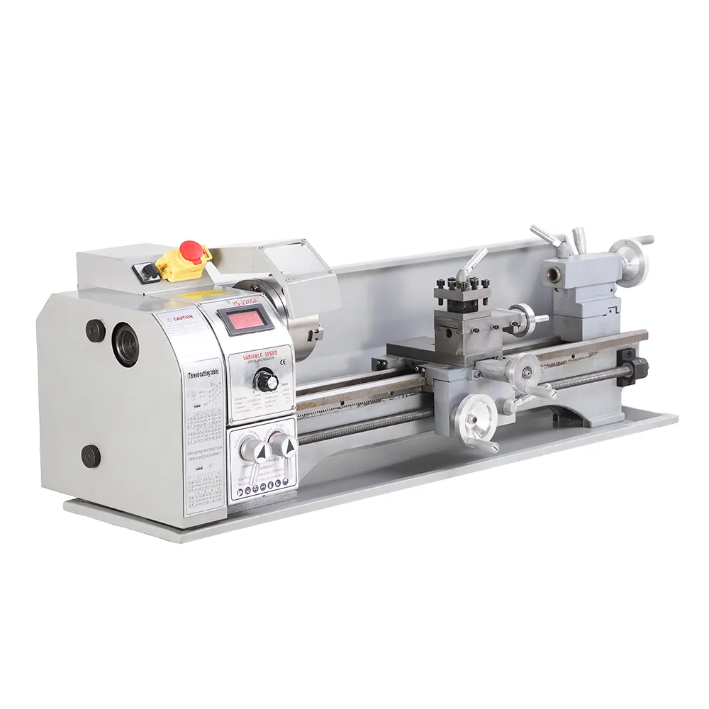 Quality Assurance Mini Multifunctional Desktop Metal Variable Lathe 220v Machine Mini Lathe