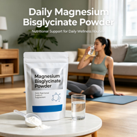 Mélange nutritionnel de bisglycinate de magnésium en poudre, complément alimentaire quotidien pour adultes, 4g/stick