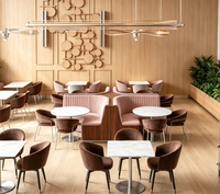 Meubles de restaurant personnalisés, canapé de bar en cuir pour mobilier de chicha, discothèque, KTV, restaurant, hôtel - Meubles commerciaux de luxe