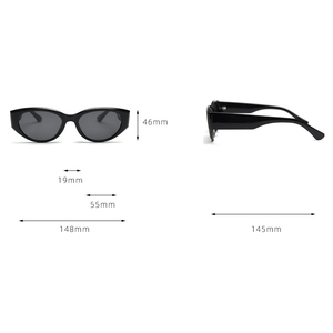 Gafas de Sol de Diseño Retro Polarizadas para Hombre y Mujer, Modelo Tr90 2026, Negras, Ovaladas, Nuevas - Product Image 5