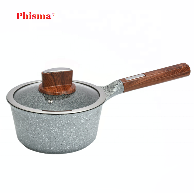 Premium High Quality PFOA Free Kitchen Induction Cooking Wok Soup Pots and Pans Aluminum Alloy Granite Non Stick Cookware Set · image 4