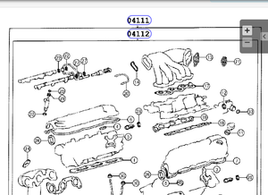 Kit de juntas de reacondicionamiento de motor 1MZ 2MZ MCV30 para Toyota 04111-20181 Juego de juntas de motor Juntas de culata - Product Image 4