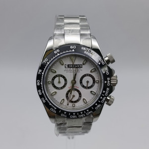 Reloj de lujo con cronógrafo para hombre SEILOCE con manecillas luminosas, movimiento de cristal de zafiro VK63 - Product Image 6