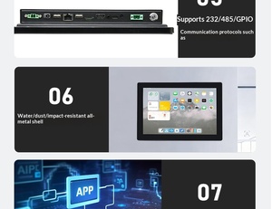 Mini PC Industrial Fanless com <span class=keywords><strong>Linux</strong></span>, Processador I7 5500U, Interface USB Serial DVI, Novo Monitor Touchscreen para Negócios, 3 Anos de Garantia - Product Image 5