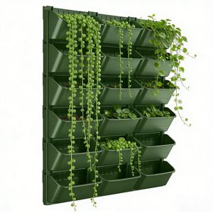<span class=keywords><strong>Macetas</strong></span> <span class=keywords><strong>de</strong></span> Plástico Creativas para Decoración <span class=keywords><strong>de</strong></span> Interiores, Hogar y Jardín, <span class=keywords><strong>Macetas</strong></span> Colgantes Verticales, <span class=keywords><strong>Macetas</strong></span> <span class=keywords><strong>de</strong></span> <span class=keywords><strong>Pared</strong></span> Semicirculares - Product Image 1