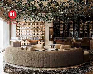 Exhibidor de Perfumes Moderno, Vitrina de Perfumes de Vidrio Hecha a Medida, Exhibidor de Maquillaje de Madera para Decoración de Tiendas - Product Image 2