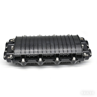 Boîtier de raccordement optique étanche DENIXI horizontal double entrée/double sortie 48/96 cœurs pour câbles de fibre FTTX