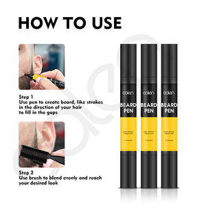 Nuovissimo Kit per <span class=keywords><strong>la</strong></span> matita per <span class=keywords><strong>la</strong></span> <span class=keywords><strong>barba</strong></span> marrone scuro e nero a <span class=keywords><strong>lunga</strong></span> durata impermeabile per gli uomini set di penna per il riempimento della <span class=keywords><strong>barba</strong></span> con pennello per <span class=keywords><strong>la</strong></span> <span class=keywords><strong>barba</strong></span> - Product Image 5