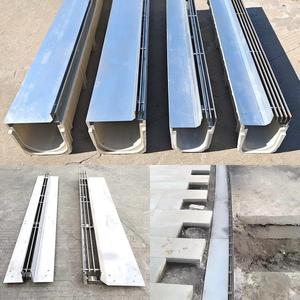 Factory direct sales of 304 stainless steel linear drainage <b>covers</b> paired with U-shaped resin SMC drainage channels - Product Image 2