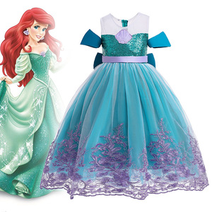 <span class=keywords><strong>Disfraz</strong></span> <span class=keywords><strong>de</strong></span> Princesa Sirenita <span class=keywords><strong>para</strong></span> Niñas, Vestido <span class=keywords><strong>de</strong></span> Cosplay <span class=keywords><strong>para</strong></span> Fiesta <span class=keywords><strong>de</strong></span> Cumpleaños, <span class=keywords><strong>Disfraz</strong></span> <span class=keywords><strong>de</strong></span> Halloween - Product Image 1