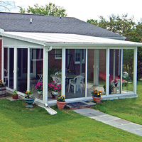 En stock, auvents de remplacement pour toit de véranda DIY, protection solaire pour maison, verre trempé, aluminium, véranda en verre, villa, villa à vie