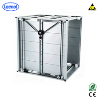Leenol - Porte-revues ESD SMT en alliage d'aluminium entièrement réglable pour le stockage de cartes de circuits imprimés