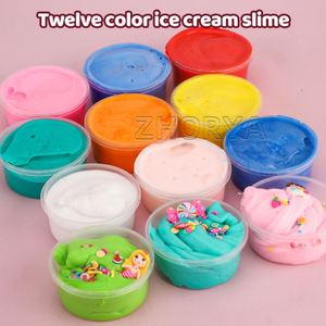 ของเล่นเสริมพัฒนาการสำหรับเด็ก Zhorya Color Custom Eco-friendly Stress Relief Butter Mash Cotton Diy Slime - Product Image 4