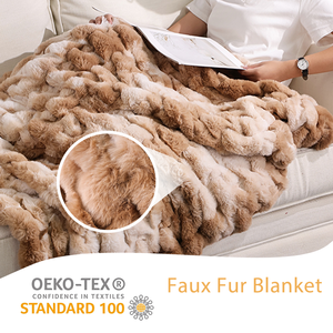 Couverture <span class=keywords><strong>en</strong></span> <span class=keywords><strong>fausse</strong></span> <span class=keywords><strong>fourrure</strong></span> moderne personnalisée anti-boulochage, utilisable toute l'année, <span class=keywords><strong>en</strong></span> <span class=keywords><strong>fausse</strong></span> <span class=keywords><strong>fourrure</strong></span> de lapin pour chambre à coucher - Product Image 3
