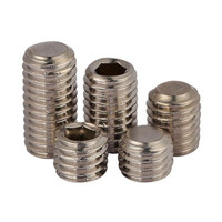 Vis de serrage hexagonales DIN916 DIN913 M2 M2.5M3 M4 M5 en acier inoxydable, vis de serrage ou vis à tête fraisée, en stock