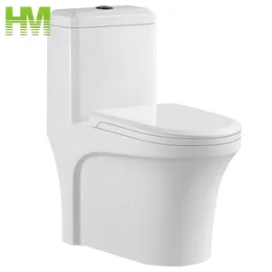Chaozhou Factory S-Trap Siphonic One Piece Ceramic WC Toilet for Paraguay