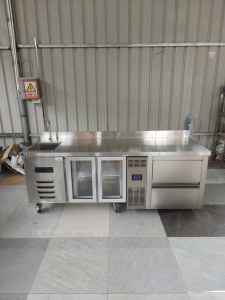 Máquina de Hielo Lanxin Comercial para Bares, Máquina Todo en Uno con Luz Azul, Refrigerador para Tiendas de Té con Leche, Máquina Automática de Hielo en Cubos Grande - Product Image 3