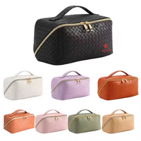 Grande Capacité Partition Rangement Maquillage Sac Portable Deluxe Minimaliste Voyage Sac Toilette Rangement Sac