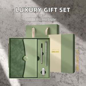 Wholesale Luxury A5 <b>Notebook</b> <b>Set</b> with USB Flash Drive Pen Business Executive Promotional Corporate Gift <b>Set</b> - Product Image 2