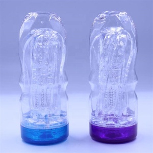 Transparente erwachsene männliche Mastur bator TPE Sexspielzeug Schnecke Eichel Training Vagina für Männer Masturbation - Product Image 5