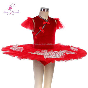 ชุดบัลเล่ต์บัลเล่ต์ BLL608นักบัลเล่ต์หญิงหญิงหญิงชุดบัลเล่ต์ผ้ากำมะหยี่สีแดงชุดเจ้าหญิง - Product Image 3