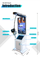 Machine de jeu commerciale d'intérieur à monnayeur, Mini Arena de tir, Simulateur de tir VR