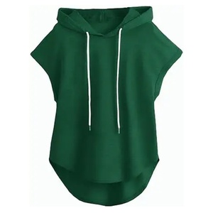 Sudaderas con Capucha sin Mangas Extra Grandes para Mujer, al por Mayor, con Cordón y Gorro, Tallas Grandes - Product Image 5