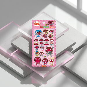 Keroro Sgt Frog Giroro <b>Marshmallow</b> Stickers Korean Cute Character 3D Puffy Deco Sticker Diary Planner Phone Kawaii Wholesale - Product Image 1