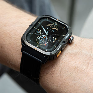 Reloj Inteligente AGM W3 con Linterna LED, Resistente al Agua 5ATM, Pantalla OLED, Llamadas Bluetooth, Monitor de Ritmo Cardíaco, Reloj Cuadrado, Reloj Inteligente Resistente para Exteriores - Product Image 4