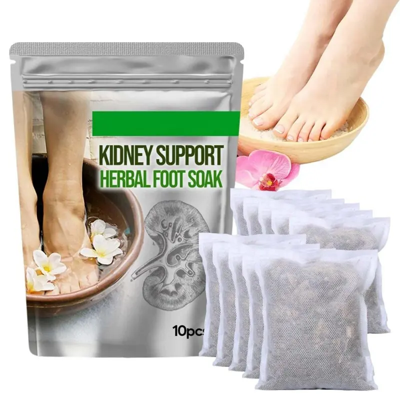 wholesale 10 pcs herbal safe kidney support foot soak male enhancement foot bath soak for strong kidney