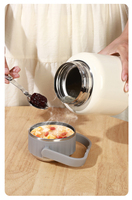 Thermos alimentaire de luxe anti-fuite en acier inoxydable 316, conteneur alimentaire isolé sous vide pour enfants et adultes