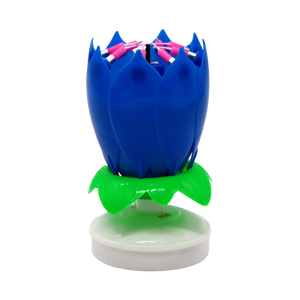 Vela <span class=keywords><strong>de</strong></span> <span class=keywords><strong>Cumpleaños</strong></span> con Forma <span class=keywords><strong>de</strong></span> Loto y Música Automática - Multicolor, Hecha a Mano, No Tóxica, Ecológica, Decoración para Halloween y <span class=keywords><strong>Cumpleaños</strong></span> - Product Image 4