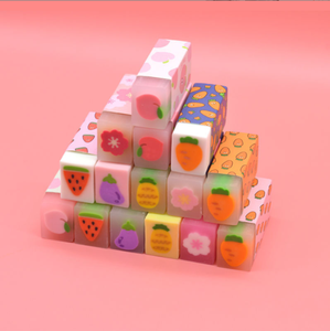 Soododo Set de Papelería Kawaii para Niños Útiles Escolares Personalizados Gomas de Borrar con Forma de Frutas de Dibujos Animados Sets de Regalo - Product Image 3