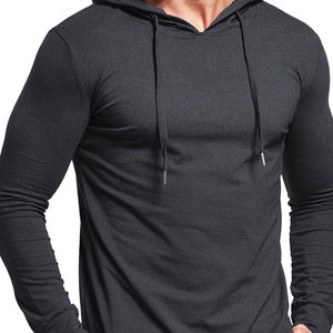 Sudadera con capucha ajustada para hombre, para entrenamiento, gimnasio, fitness, venta al por mayor, diseño personalizado, sudaderas con capucha de invierno para hombre, para venta en línea - Product Image 5