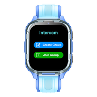 Jam Tangan Pintar Anak D55 4G dengan Deteksi Detak Jantung dan Tekanan Darah, Layar 1,83 inci, Android 8.1, Mode Kelas, GPS Positioning