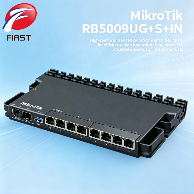 High Performance RB5009UG+S+IN Router 8xGE RJ45 + 1xSFP+ Port Compatible with Standard SFP+ Transceiver Module
