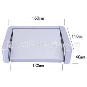 Nordic style self-adhesive stainless steel tissue holder for <b>kitchen</b> and bathroom, no-drill toilet <b>paper</b> holder, creative - Product Image 1