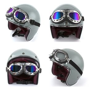 نظارات موتوكروس مقاومة للرياح من الجلد العتيق عالي الجودة للبيع بالجملة نظارات واقية للرجال - Product Image 1