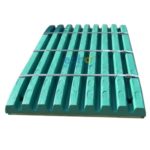 Pièce <span class=keywords><strong>d</strong></span>'usure du concasseur à mâchoires MC110 evo plaque de mâchoire à insert chromé matrice de mâchoire en <span class=keywords><strong>acier</strong></span> au manganèse - Product Image 2