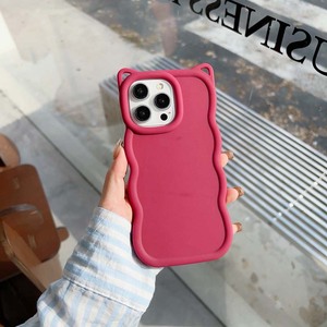 Funda Protectora para Teléfono Móvil de TPU de Silicona con Diseño de Orejas de Gato de Dibujos Animados, con Borde Ondulado Grande, para Oppo A3X A80 A60 A59 A5 <span class=keywords><strong>A9</strong></span> A11X A31 A57 A1K F11 - Product Image 2
