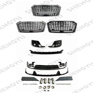 Kit de Rejilla Delantera para Automóvil ABS para <span class=keywords><strong>Audi</strong></span> A8 <span class=keywords><strong>2023</strong></span> a Modelo <span class=keywords><strong>S8</strong></span> Horch, Incluye Rejilla, Marcos para Faros Antiniebla, Difusor Trasero, Tubos de Escape, Mejora - Product Image 1
