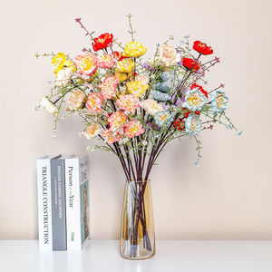 Flores de Jabón Artificiales Yasunobu, Azaleas en Rosa Champán, Azul, Rojo, Morado y Amarillo, Decoración para el Hogar, Adorno para Sala de Estar - Product Image 1