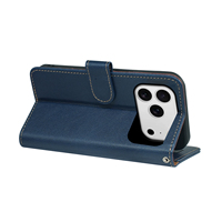 Étui portefeuille en cuir RFID recommandé pour iPhone 18 17 Pro Max 16 15 Plus 16e 17 Air – Idéal pour les festivals et les vacances