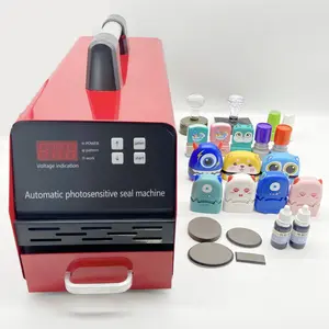 Personalized Logo Flash Stamp Machine Automatic Verify Flash Rubber Stamp Making Machine