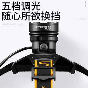 Shenhuo HL107 <b>Sensor</b> Headlamp 20W LED Rechargeable <b>Battery</b> White <b>Light</b> for Night Fishing - Product Image 2