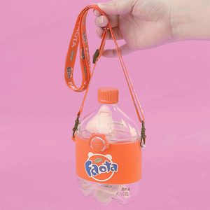 زجاجة ماء القش المحمولة الصيفية في الهواء الطلق مع غلاية غطاء منبثق للطلاب للحفلات - Product Image 4