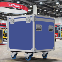 Flight-case personnalisé Boîte de transport professionnelle pour robot antichoc avec petit Flight-case en mousse EVA