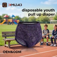 Pantalones Desechables Transpirables para Incontinencia Juvenil de Marca Privada, Personalizables, para Uso Escolar Nocturno, Venta al Por Mayor OEM