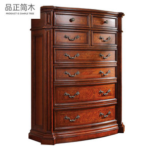 <span class=keywords><strong>Armoire</strong></span> de salon à 6 tiroirs de style américain classique, fabriquée sur mesure, <span class=keywords><strong>en</strong></span> <span class=keywords><strong>bois</strong></span> massif importé, peinture écologique, grande capacité de rangement - Product Image 4